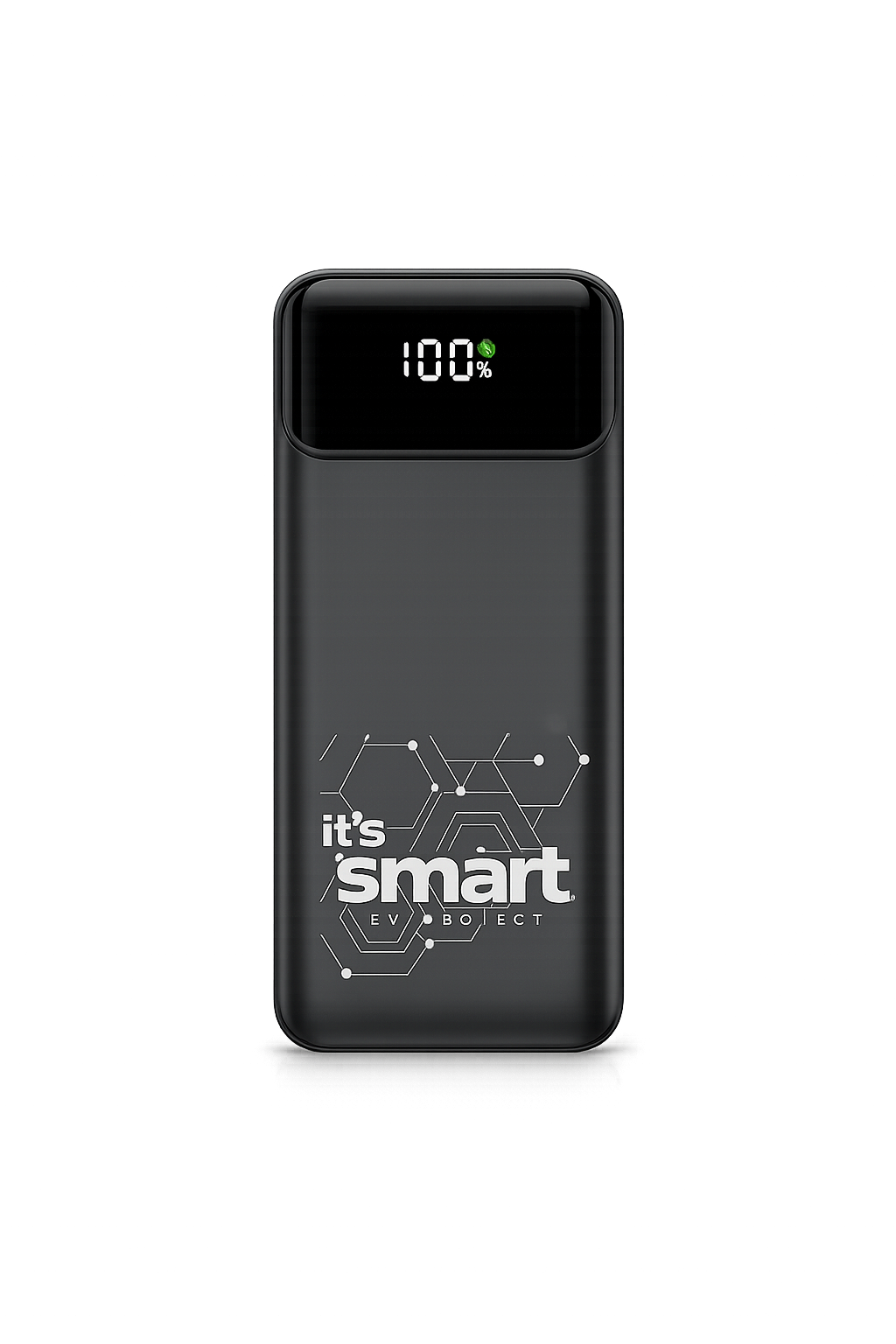 Power Bank negro de it's smart con pantalla digital